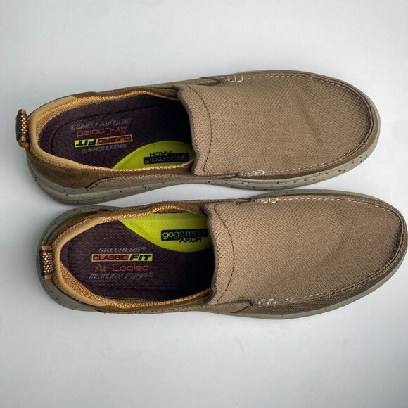 Skechers Mens Proven-Renco Loafer Brown Size 13 - Picture 9 of 13